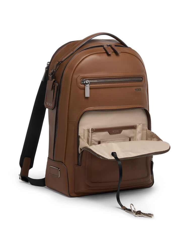 TUMI HARRISON Warren 皮革後背包  hi-res | TUMI