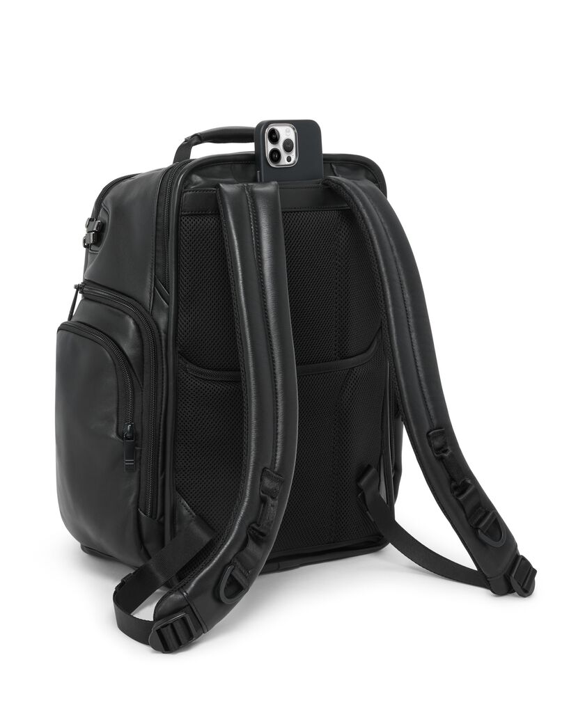 TUMI Alpha TUMI Brief Pack 皮革後背包  hi-res | TUMI