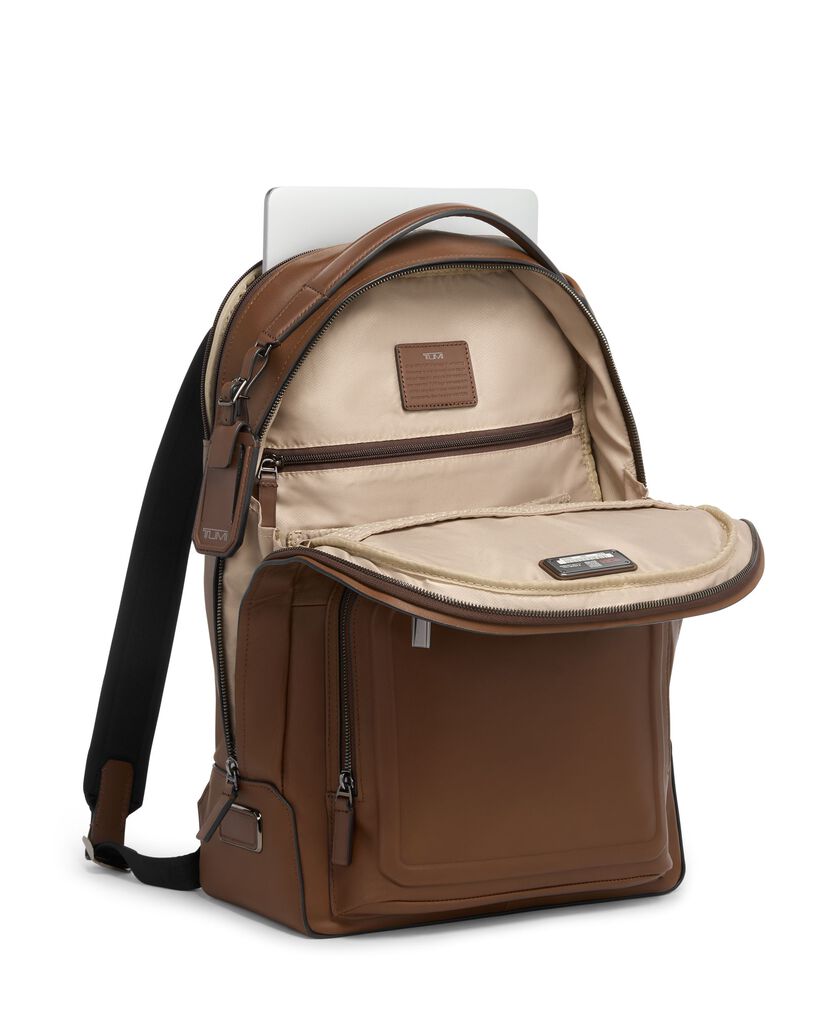 TUMI HARRISON Warren 皮革後背包  hi-res | TUMI