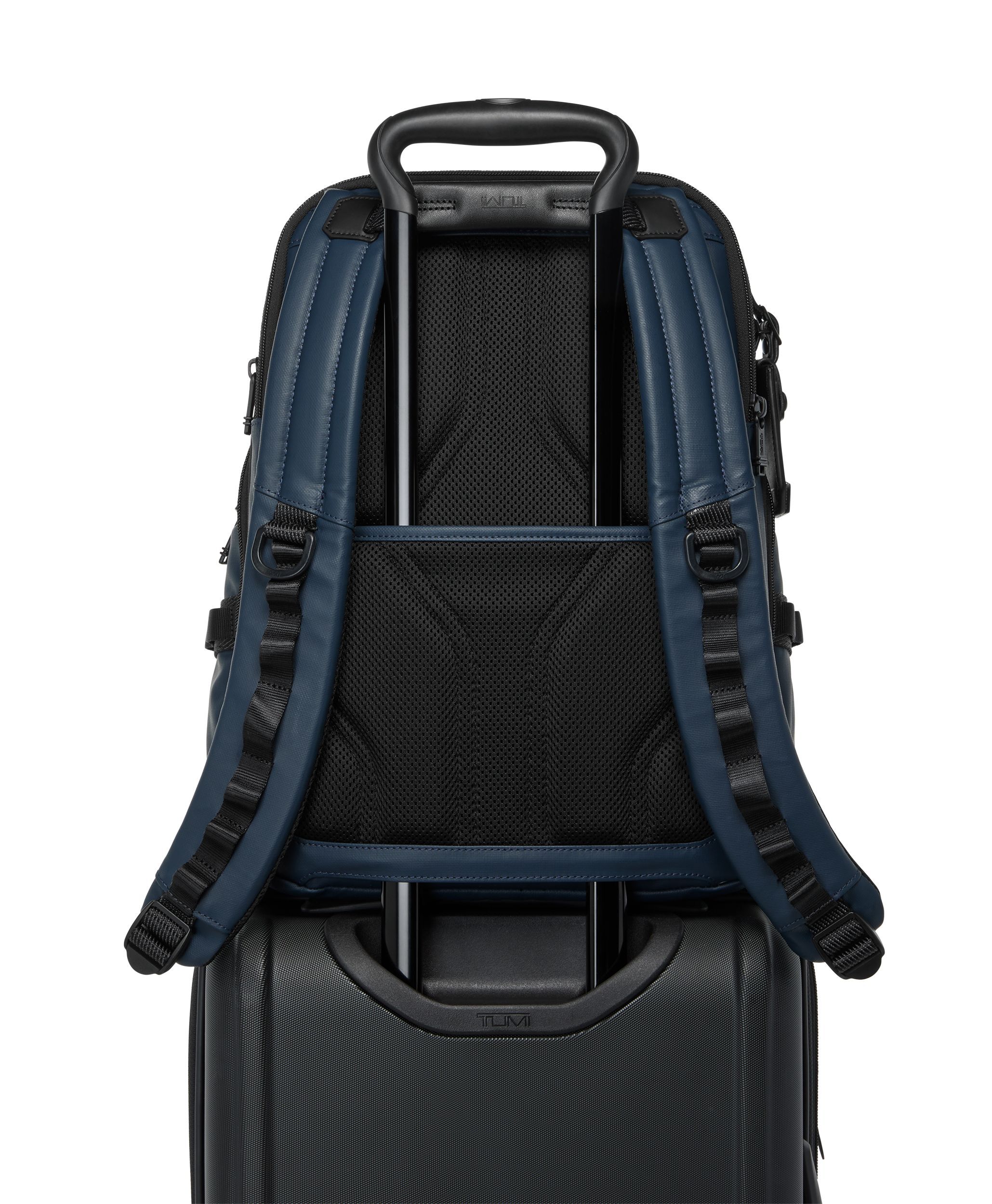ALPHA BRAVO Navigation 後背包-海軍藍塗層帆布｜TUMI Taiwan | TUMI