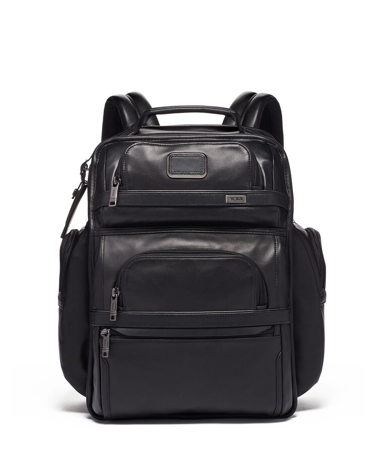ALPHA TUMI 皮革商務背包  hi-res | TUMI