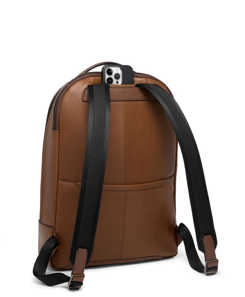 TUMI HARRISON Warren 皮革後背包  hi-res | TUMI