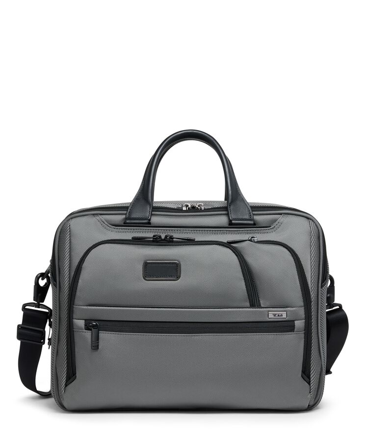 TUMI ALPHA 中型 15 吋可擴展公事包  hi-res | TUMI