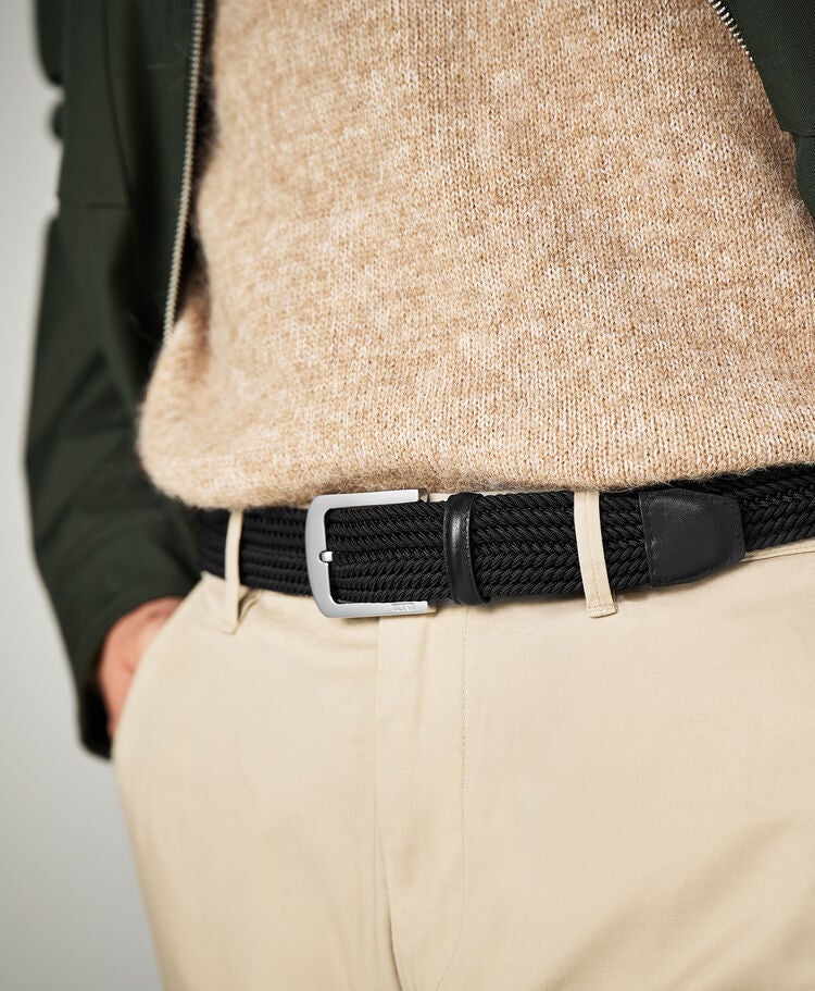 Rounded Woven Belt 35mm  hi-res | TUMI