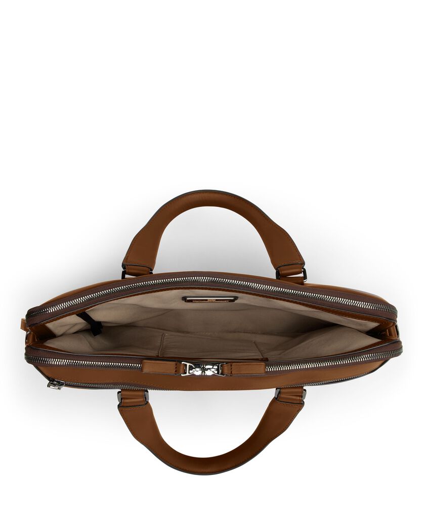 TUMI HARRISON Sycamore 纖薄皮革公事包  hi-res | TUMI