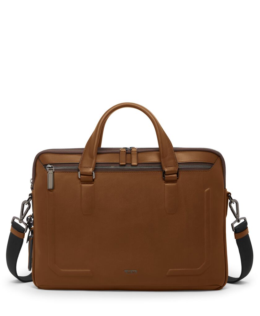 TUMI HARRISON Sycamore 纖薄皮革公事包  hi-res | TUMI
