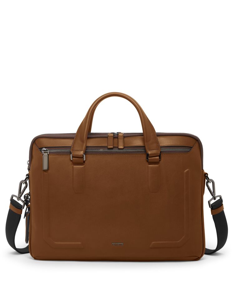 TUMI HARRISON Sycamore 纖薄皮革公事包  hi-res | TUMI