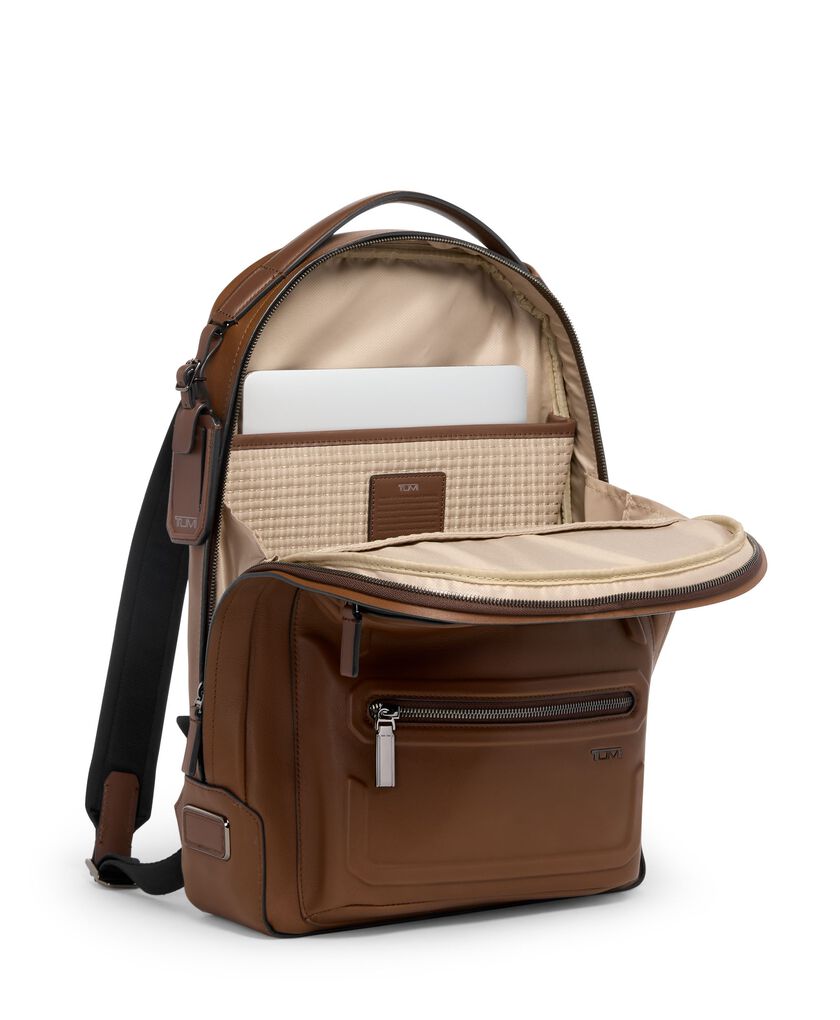 TUMI HARRISON Bradner 皮革後背包  hi-res | TUMI