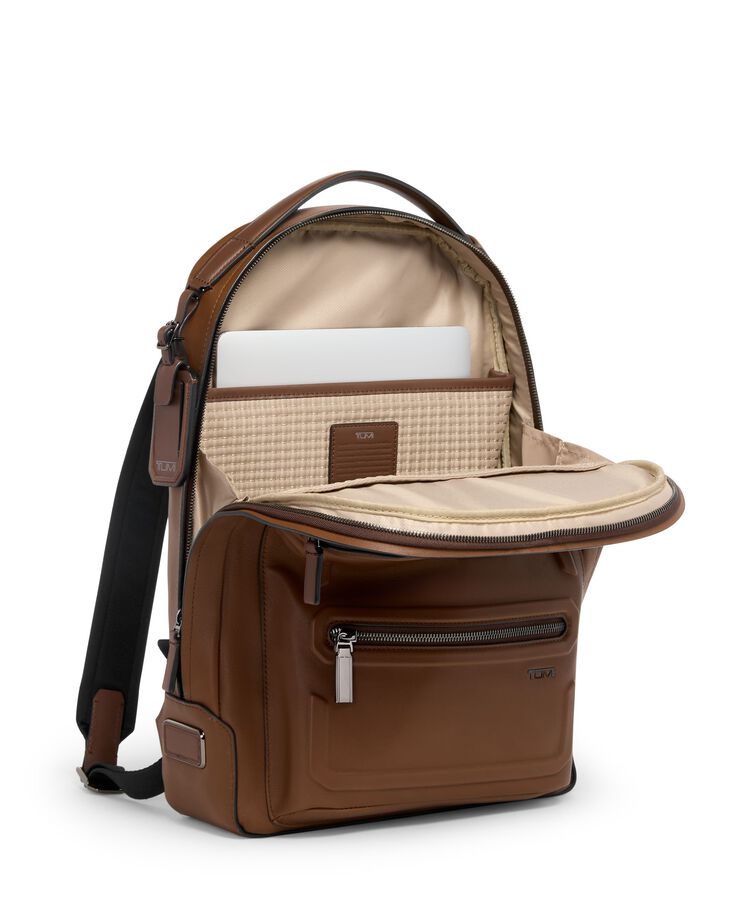TUMI HARRISON Bradner 皮革後背包  hi-res | TUMI