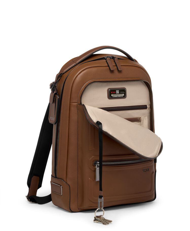 TUMI HARRISON Bradner 皮革後背包  hi-res | TUMI