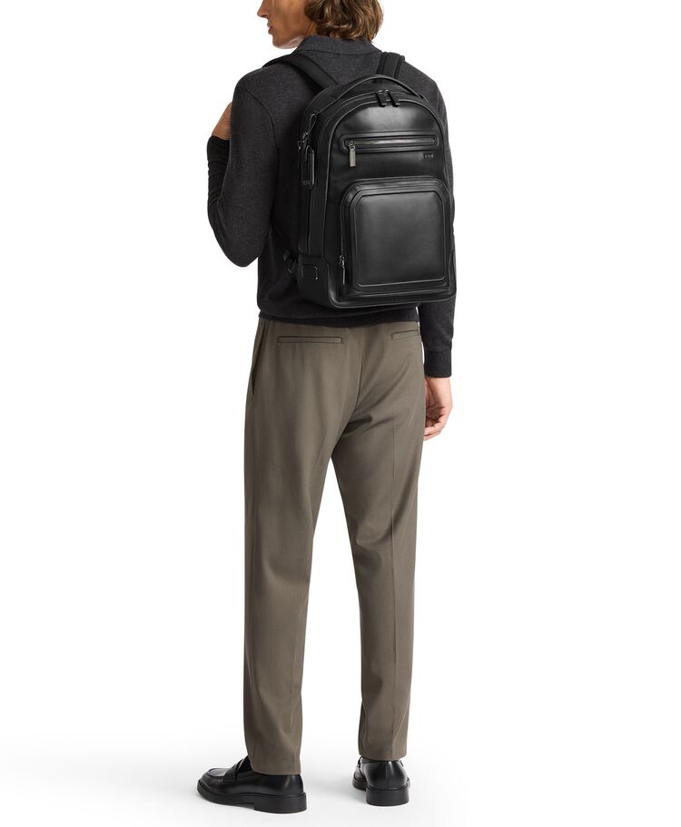 TUMI HARRISON Warren 皮革後背包  hi-res | TUMI
