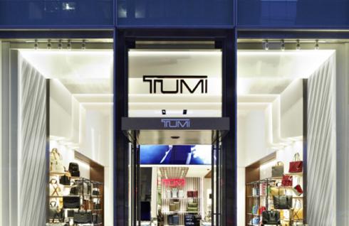 TUMI 實體專賣店形象圖